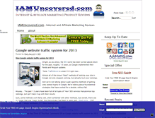 Tablet Screenshot of iamuncovered.com
